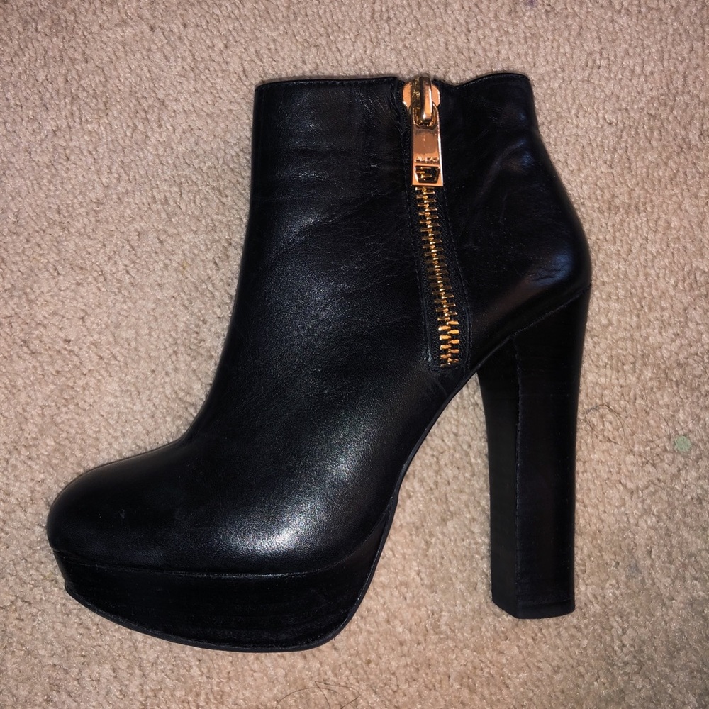 Black Aldo Booties